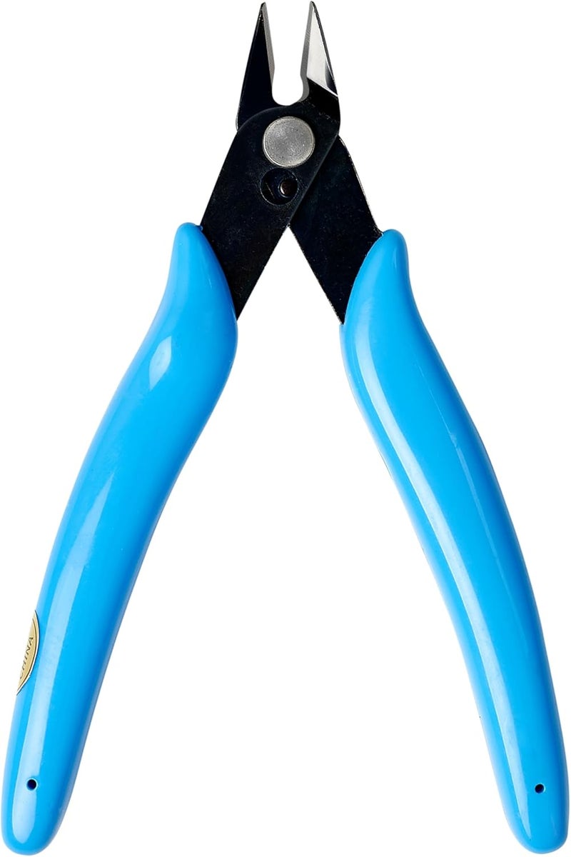 LB2 5 Inch Model Nipper, Plastic Model Tools for Beginners, Sharp Blade Gundam Nipper with Non-Slip Grip, Spure Cutter for Electronics, Gunpla Model Building, Jewelry (Sky Blue) - Image 1